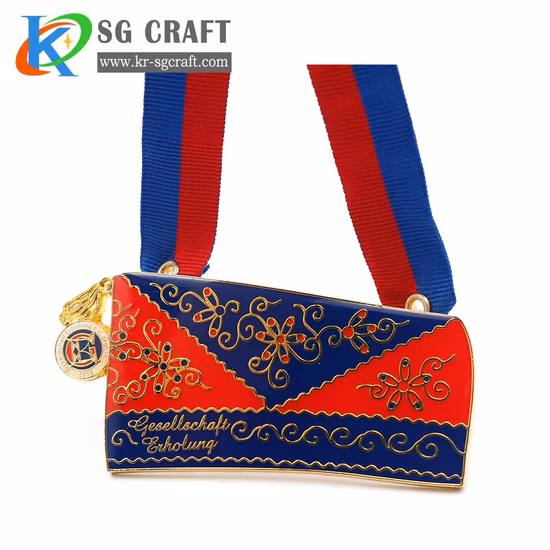 Fabricación de medallas deportivas de metal esmaltadas con purpurina para correr, premios personalizados, con tinte de sublimación, cinta impresa, cordón, colgador de medallas