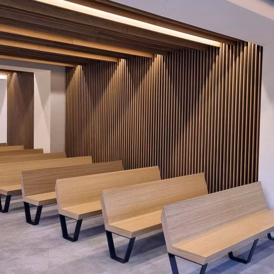 Esteras de pintura de fibra de poliéster Acousound, decoración de pared impresa, panel acústico absorbente de sonido para pared